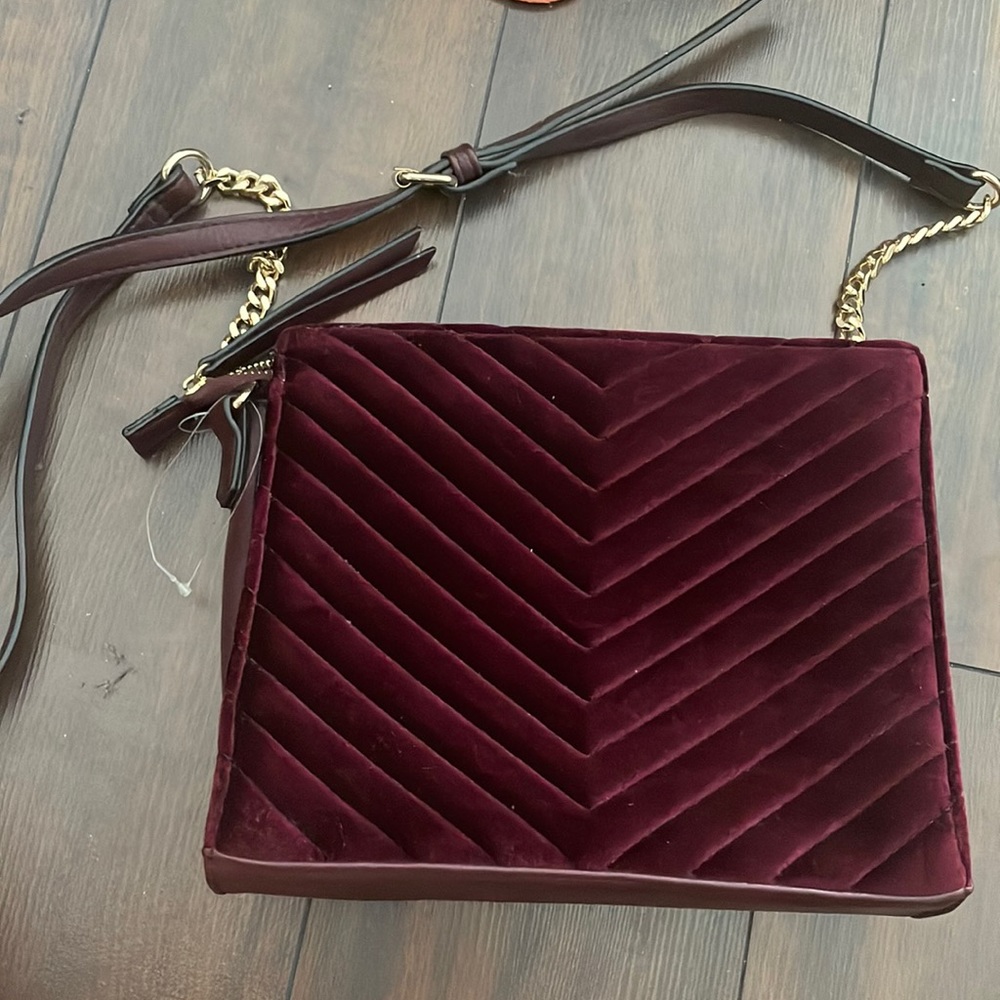 Burgundy purse